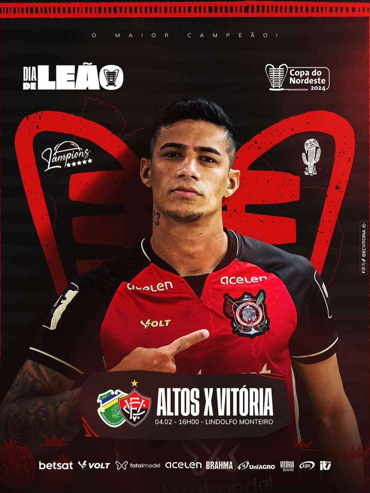 Tensão e Expectativas: Vitória Pronto para Iniciar Jornada na Copa do  Nordeste 2024