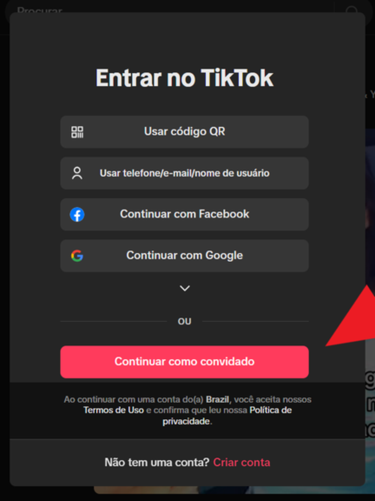 Como assistir vídeos do TikTok sem ter conta na rede social