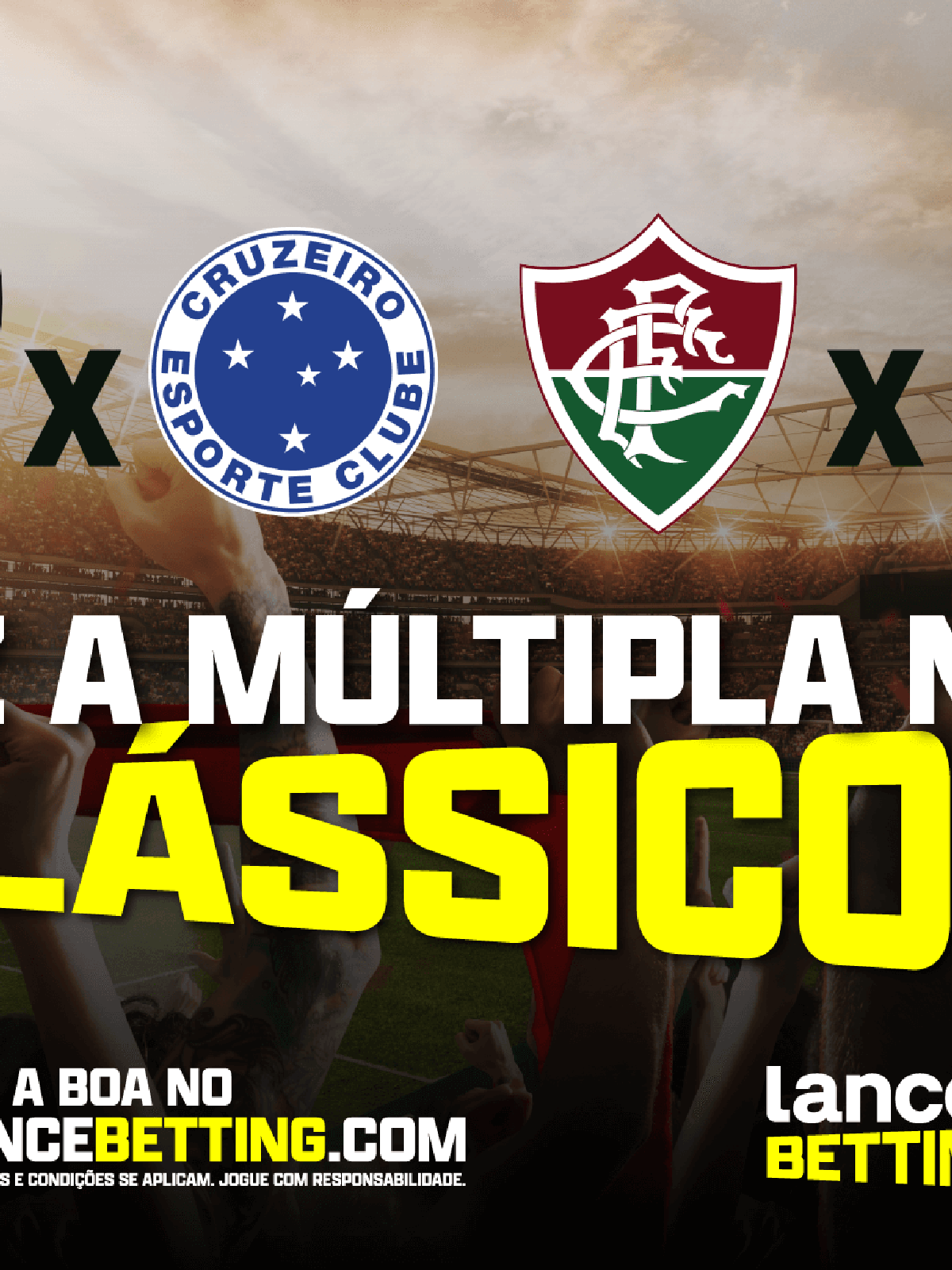 É gol! Aposte R$50 e ganhe R$200 se Atlético-MG, Cruzeiro, Fluminense e  Vasco balançarem as redes