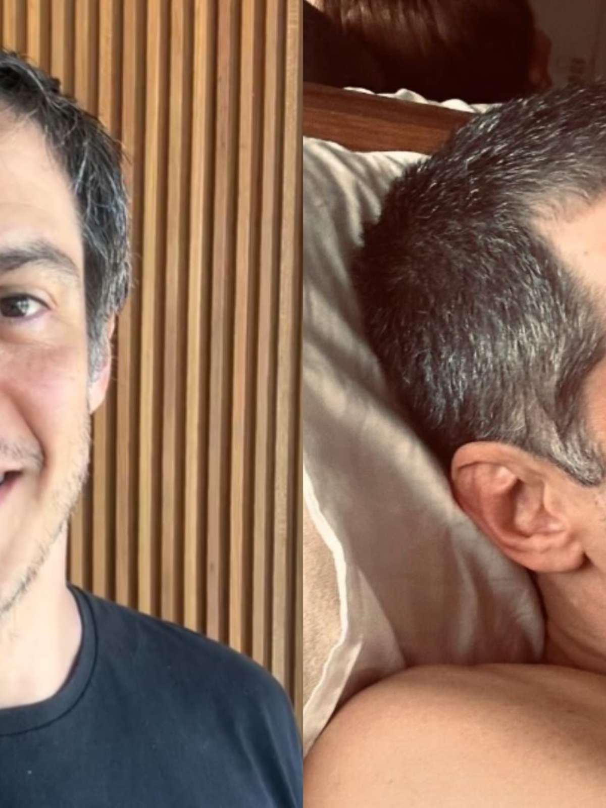 Em rara aparição, Mateus Solano impressiona ao surgir dando beijão na esposa