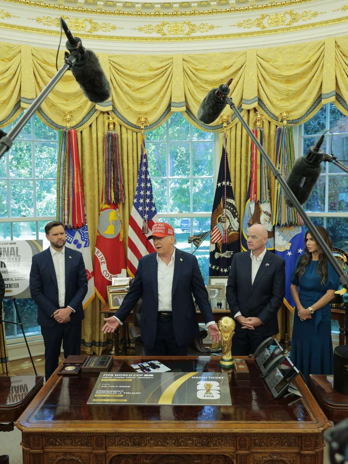 Trump Ganha Ingresso da final da Copa do Mundo e anuncia o ...