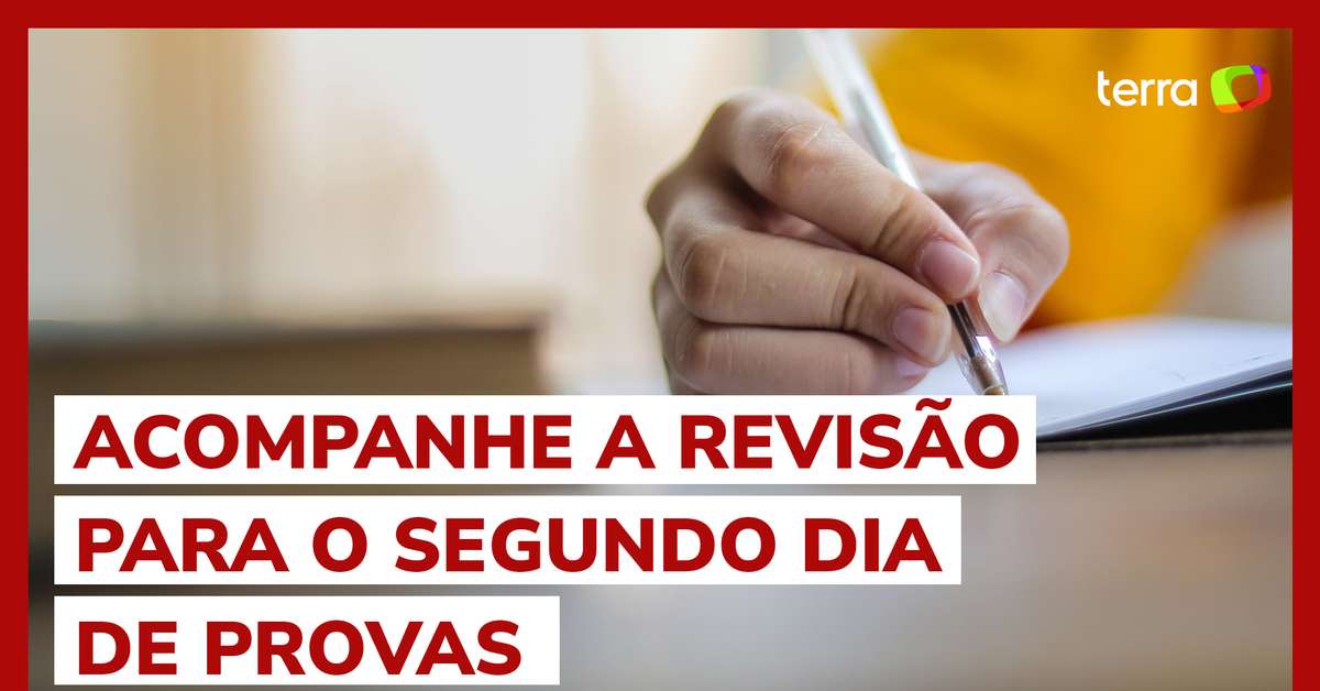 Acompanhe a revisão para o segundo dia de provas - Ao Vivo - Aulão Enem ...