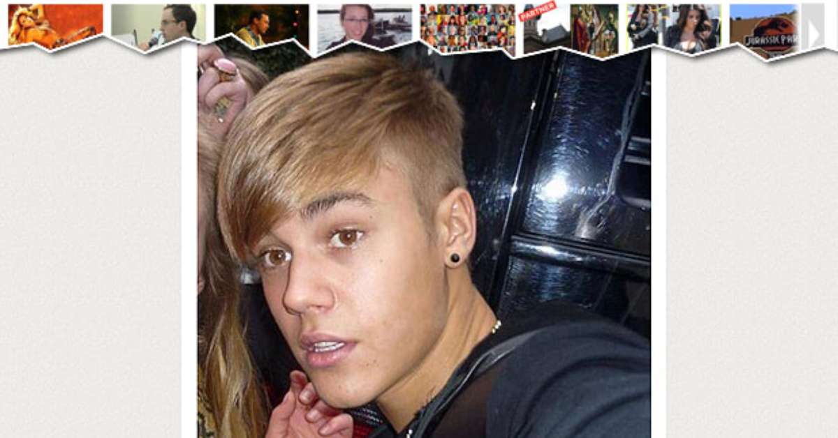 Justin Bieber muda visual e adota cabelo "a la Neymar"