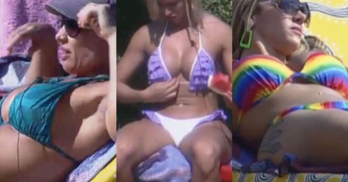 A Fazenda 6 Peoas Chamam Atencao Com Biquinis Pequenos Veja