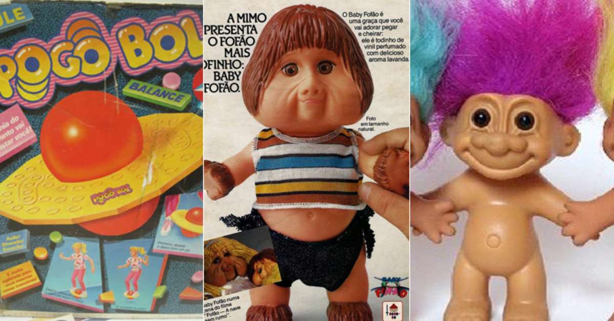 Brinquedos antigos anos 80 e 90