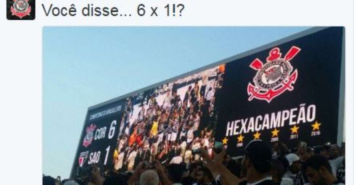 Corinthians Aproveita 6 X 1 Do Barca Para Provocar Sao Paulo