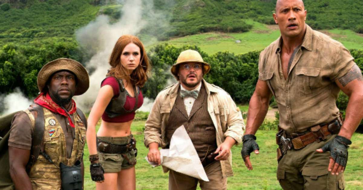 Elenco de Jumanji BemVindo à Selva conta história do filme original em 90 segundos (Exclusivo) Elenco de Jumanji BemVindo à Selva conta história do filme original em 90 segundos (Exclusivo)