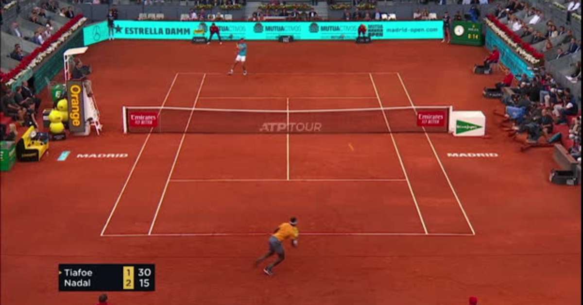 TÊNIS ATP Madrid Open Nadal vence Tiafoe (63, 64)