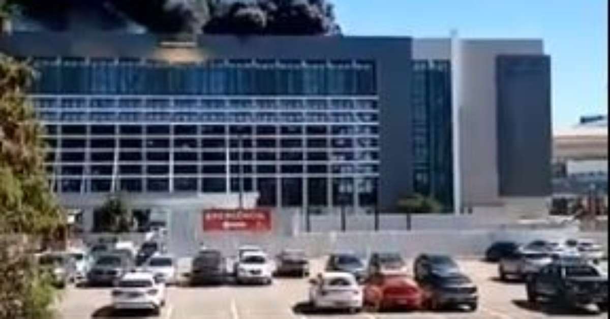 DF: incêndio atinge hospital particular e assusta pacientes