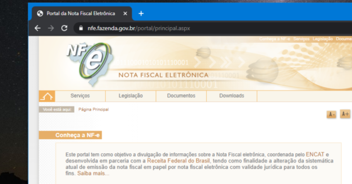 portal nota fiscal eletronica sefaz mg