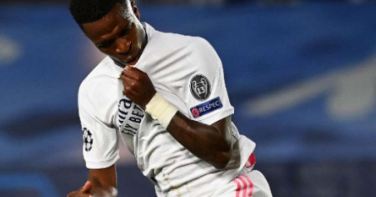 Quantos gols Vinícius fez na Champions League?