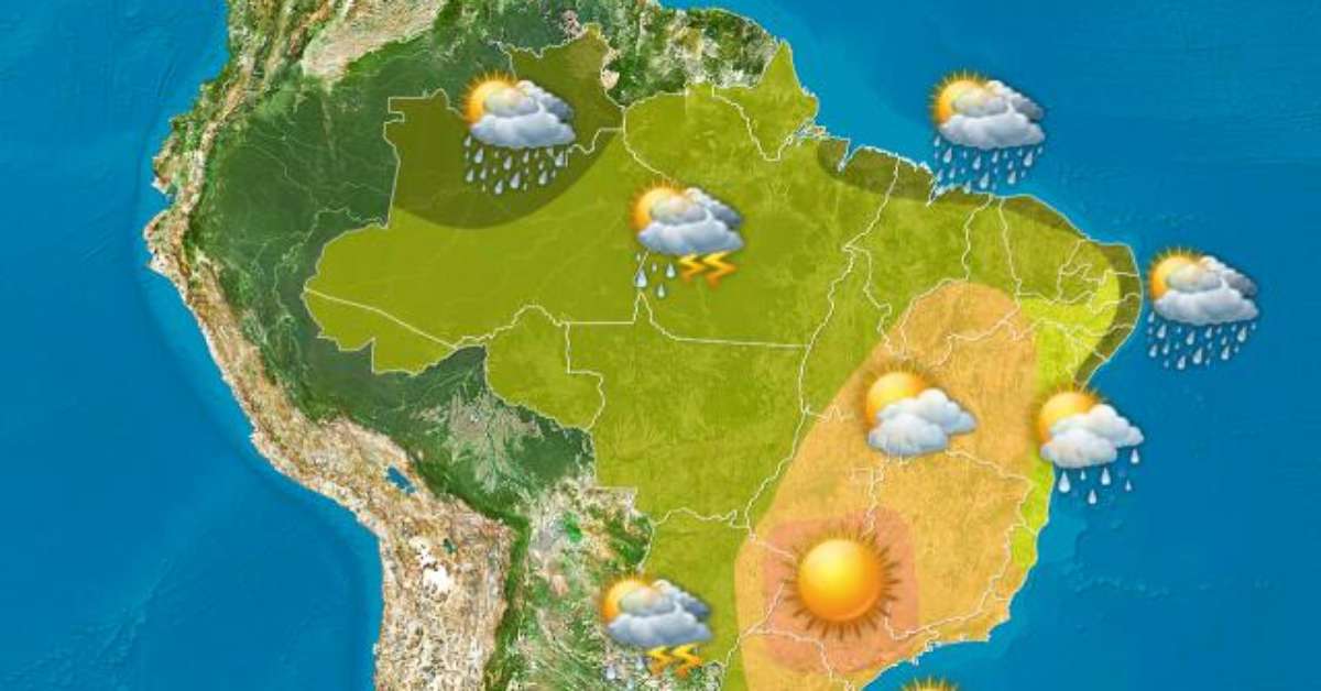 Nova frente fria avança pelo Sul do Brasil