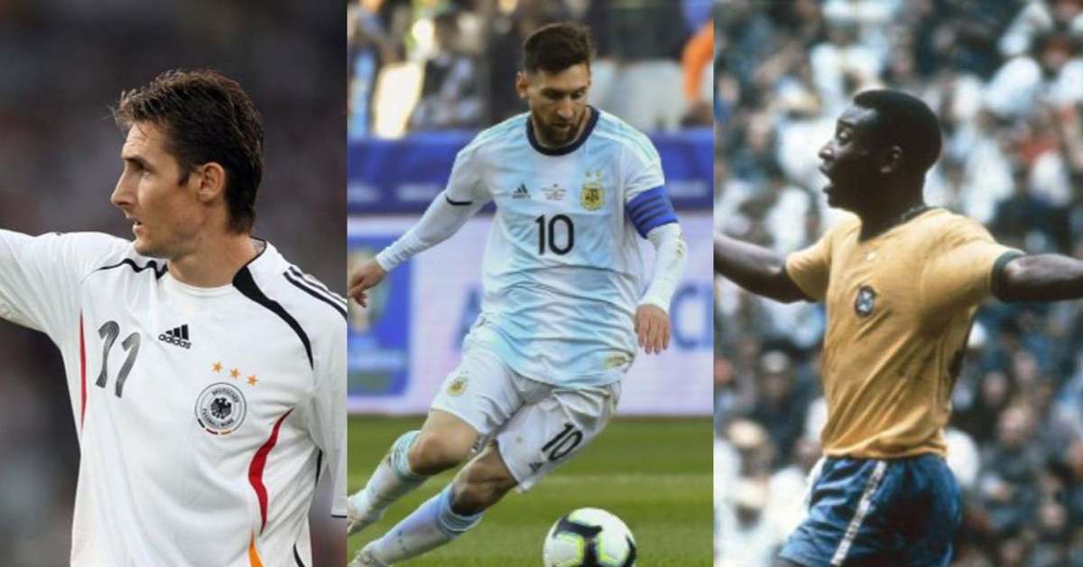 Os maiores artilheiros por seleções do mundo Os maiores artilheiros por seleções do mundo