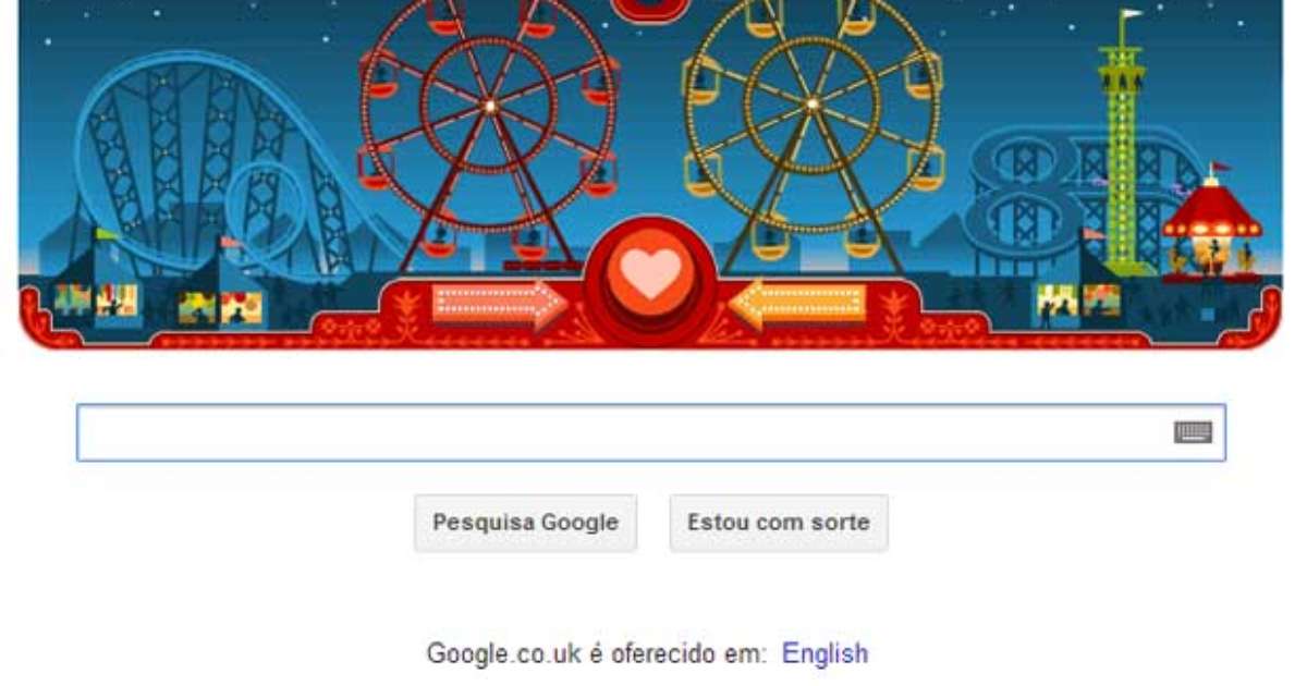 Google celebra dia dos namorados com jogo na página inicial