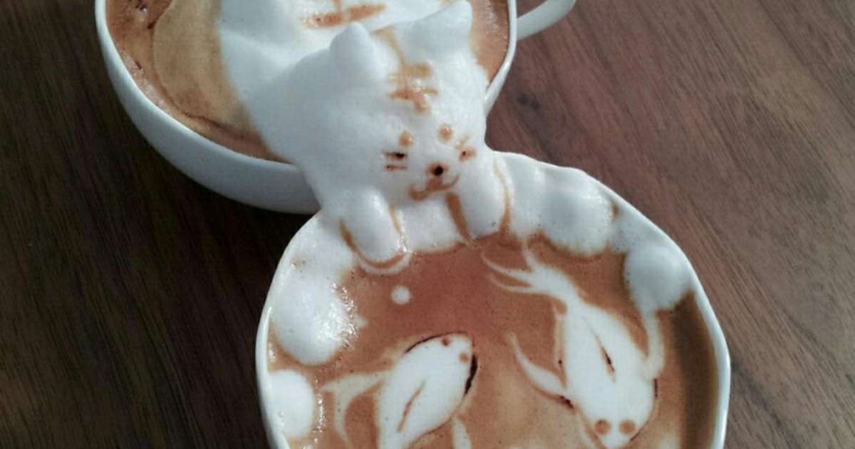 Barista japonês faz artes 3D em café; confira