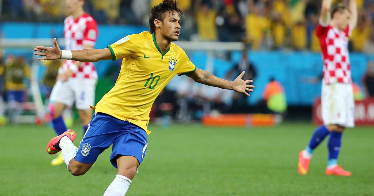 Veja Fotos Do Primeiro Gol De Neymar Na Copa Do Mundo