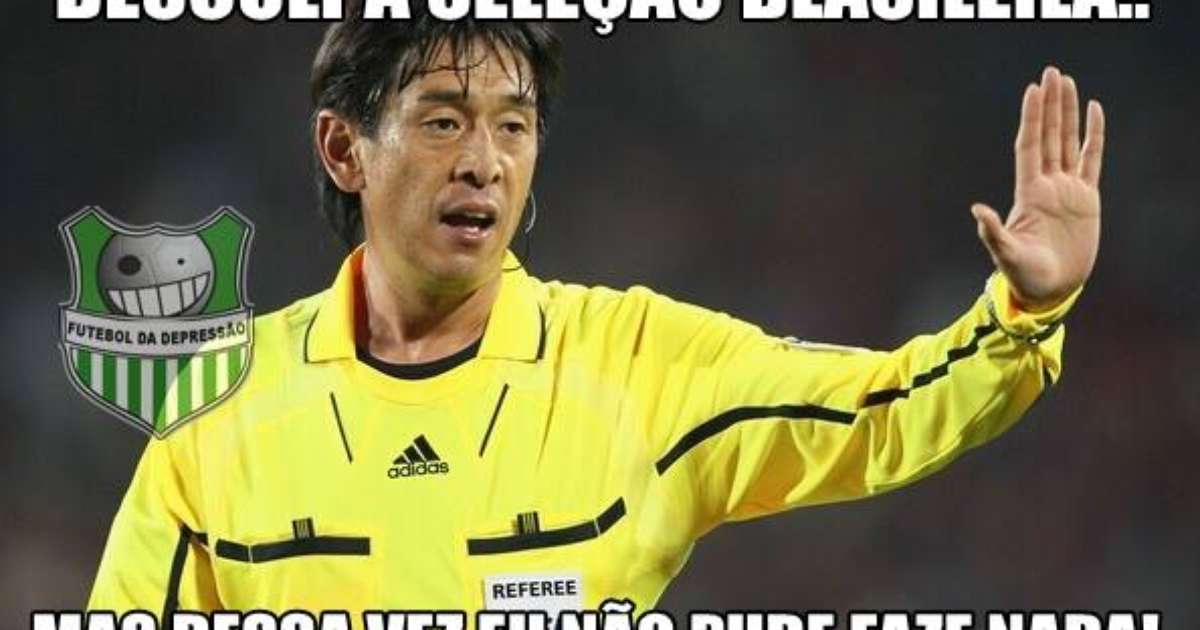 Internautas lembram juiz japonês e ironizam Fred; veja memes