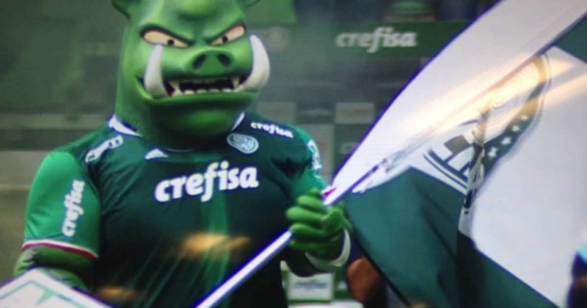 Palmeiras oficializa o porco como mascote e apresenta Gobatto