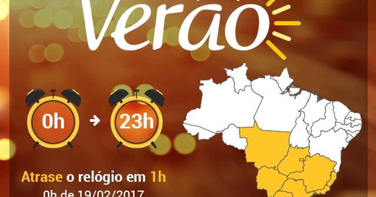 Fim do horário de verão