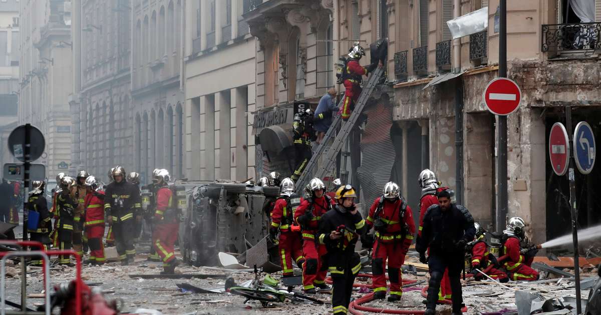 Três pessoas morrem em explosão de gás em Paris