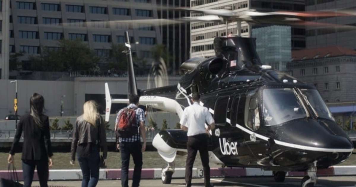 Helicópteros da Uber começam a operar nos EUA por US$ 200 a viagem