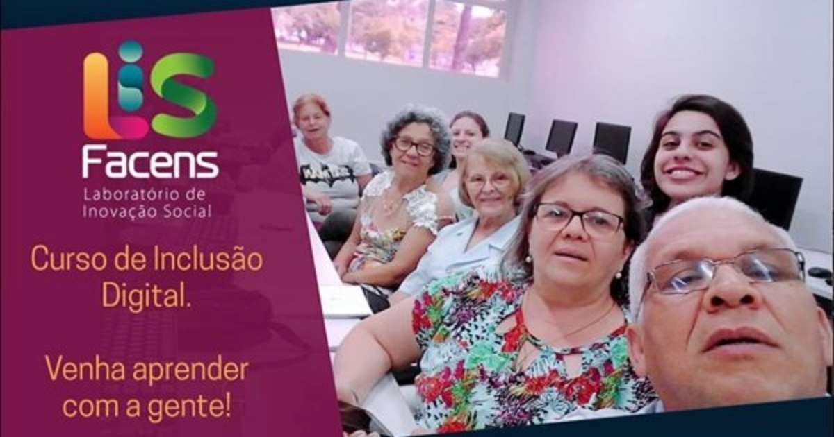 Facens oferece curso gratuito de Inclusão Digital para terceira idade