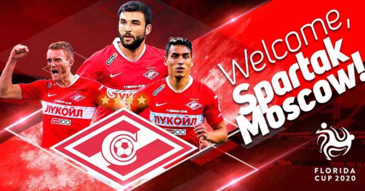 Maior campeão russo, Spartak Moscou é confirmado para última vaga da  Florida Cup 2020 - Inovem Comunicação