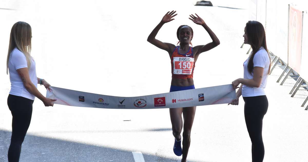 Queniana Brigid Kosgei 'sobra' e vence São Silvestre com facilidade -  Esportes - R7 Olimpíadas