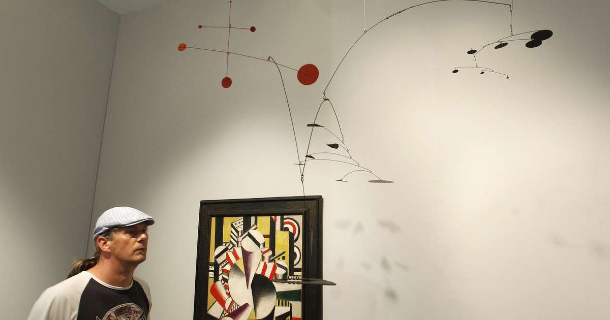 Mais do que só móbiles trabalho variado de Alexander Calder em