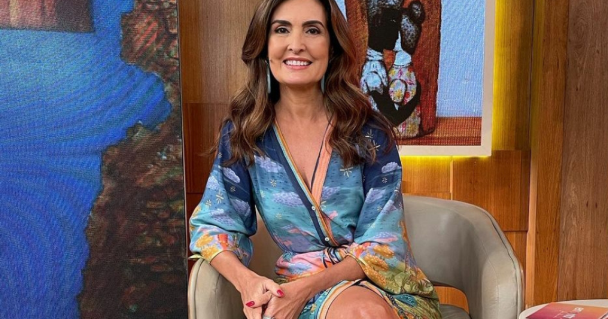Fátima Bernardes usa look com estampa da Amazônia de R 549