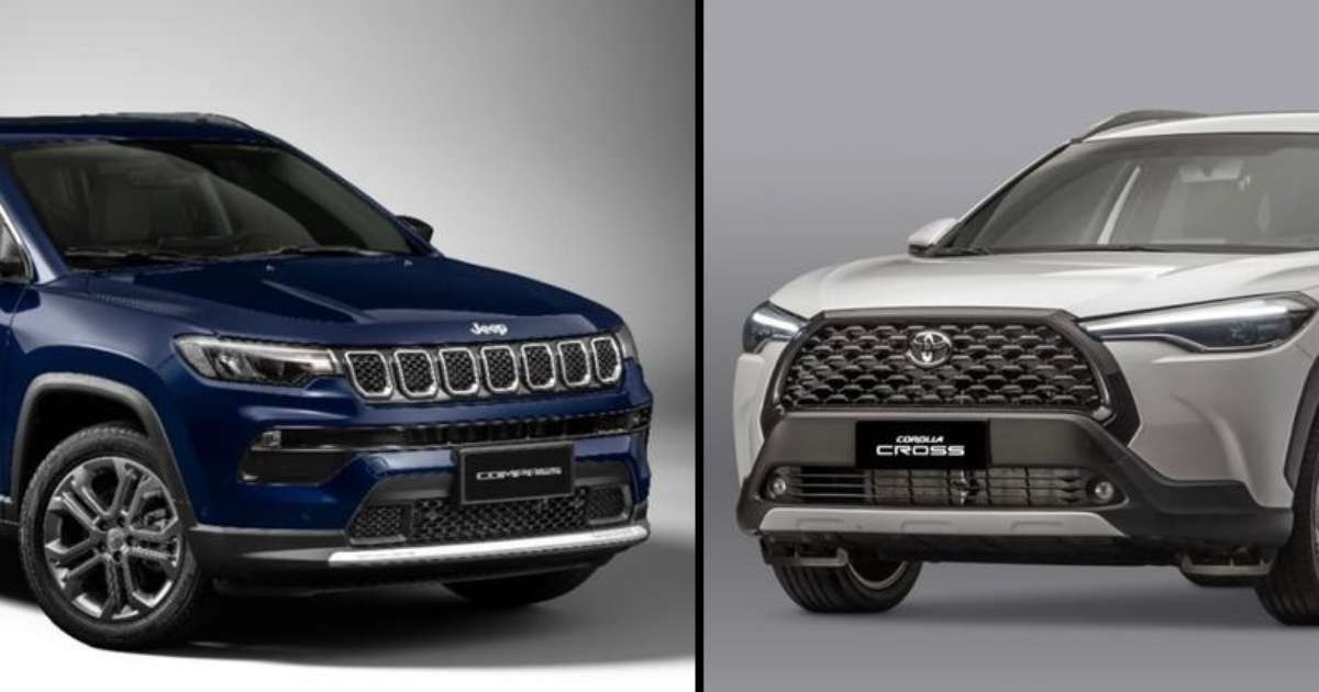 Comparativo SUV: Jeep Compass vs. Toyota Corolla Cross