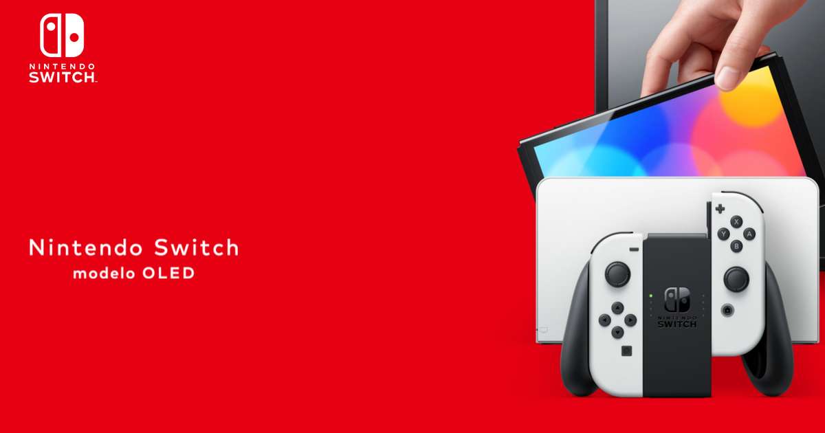 Nintendo Switch OLED 64GB - Azul e vermelho neon