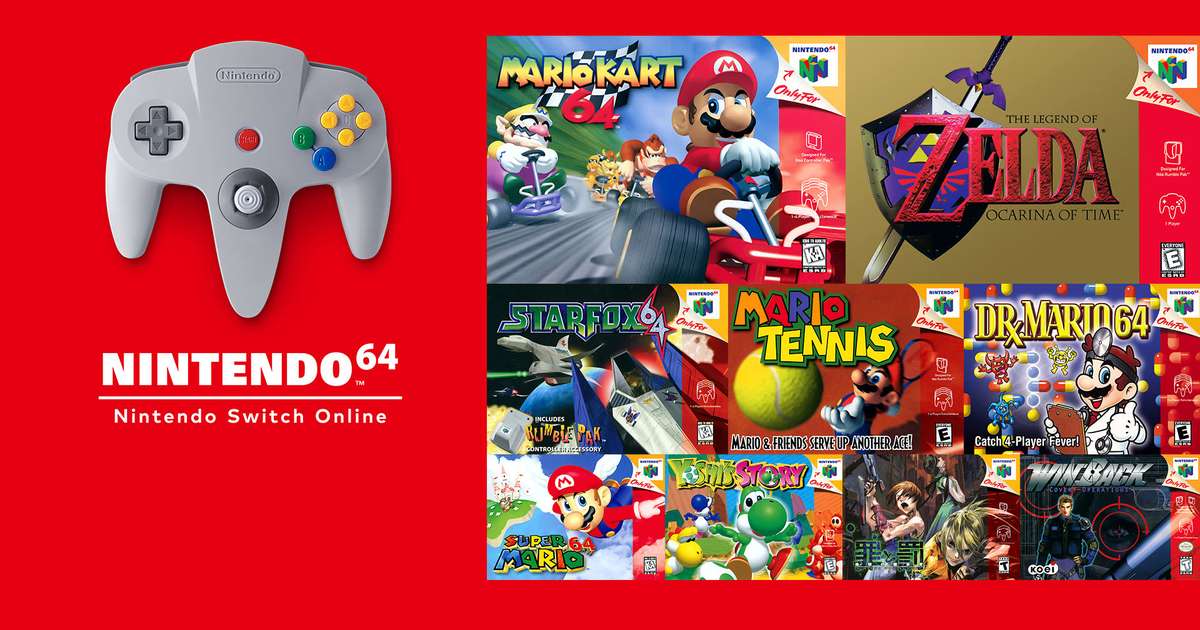Nintendo 64 – Nintendo Switch Online, Aplicações de download da Nintendo  Switch, Jogos