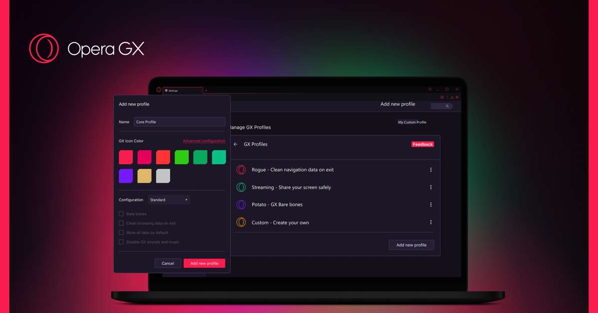 Baixe O Opera GX O Navegador Mais Personalizável Do Mundo