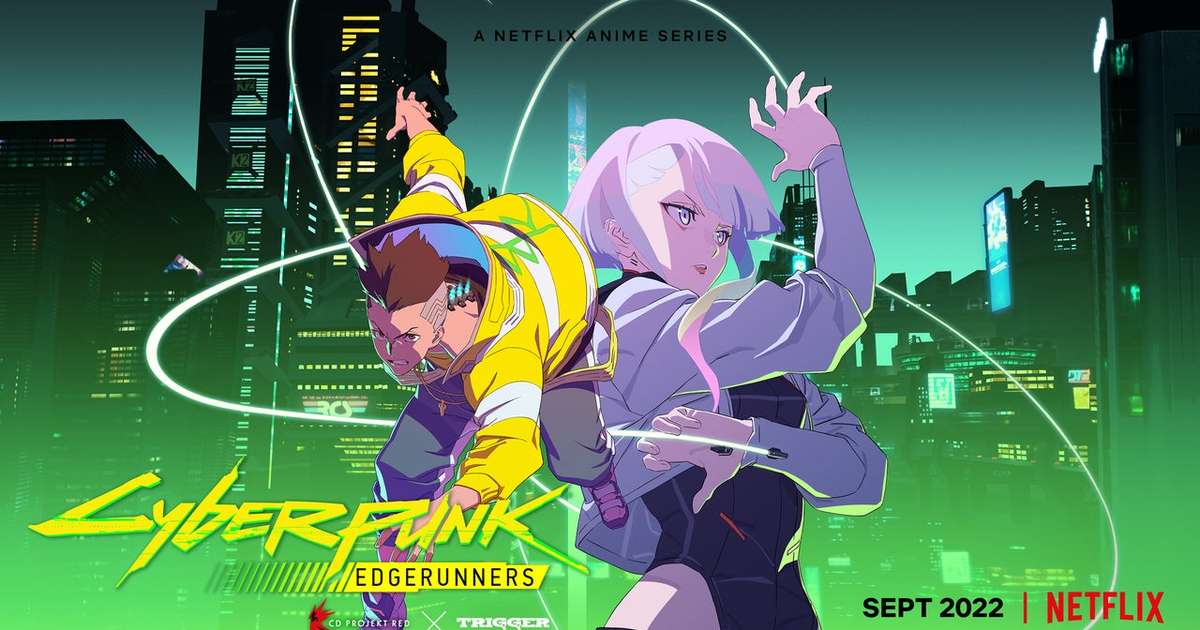 Heróis de festa de anime cyberpunk