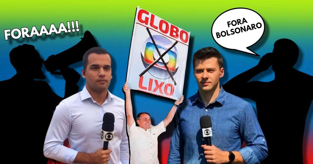 “Fora Bolsonaro” vira vingança ao vivo contra o “Globo lixo”