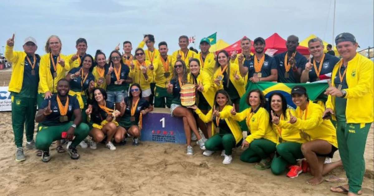 Brasil es campeón absoluto de tenis playa en la Copa del Mundo IFBT en España