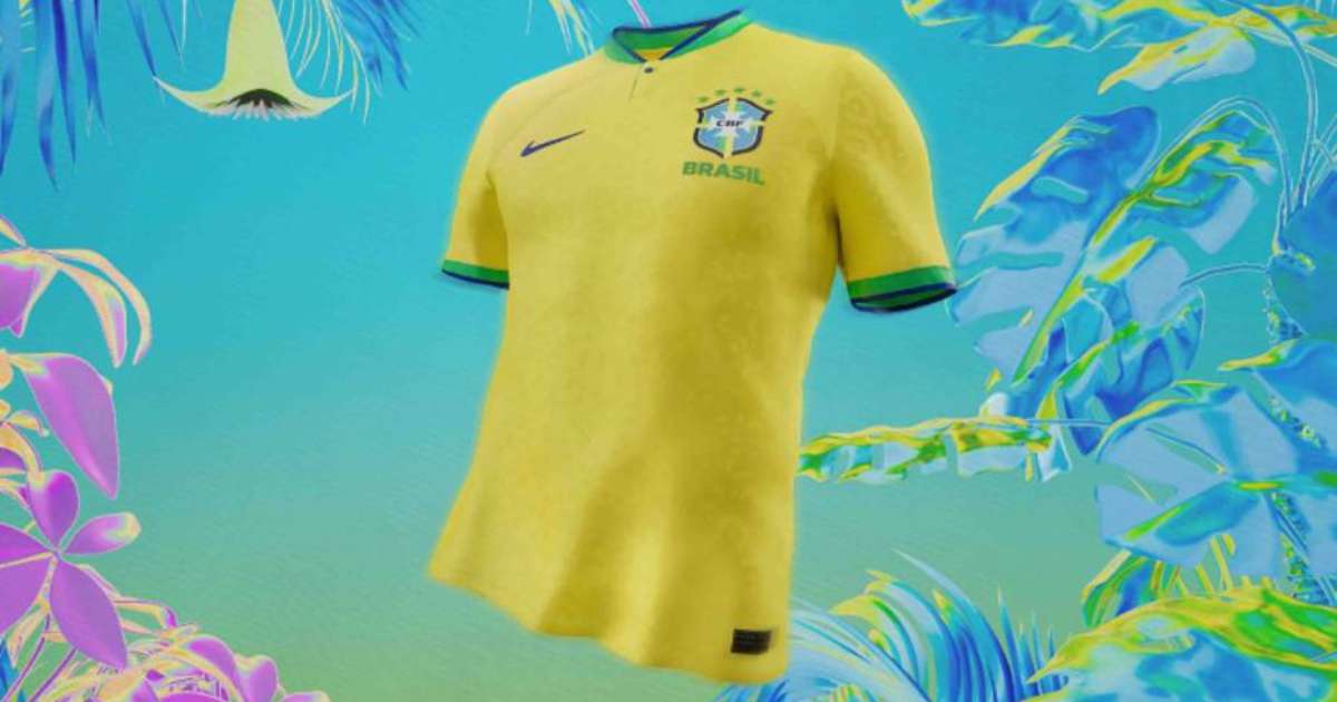 CBF apresenta camisa da seleção brasileira para Copa do Mundo no