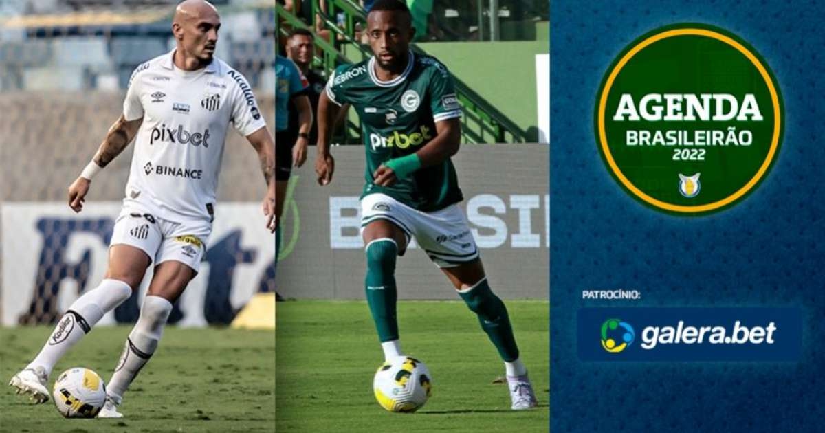 Santos x Goiás! Saiba onde assistir ao jogo de segundafeira do Brasileirão