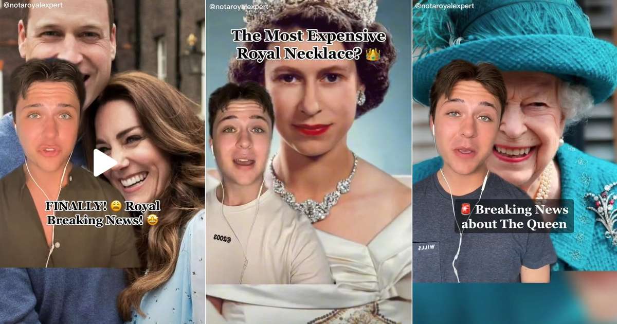 Tiktoker cobria vida de Elizabeth, de política a curiosidades sobre colares