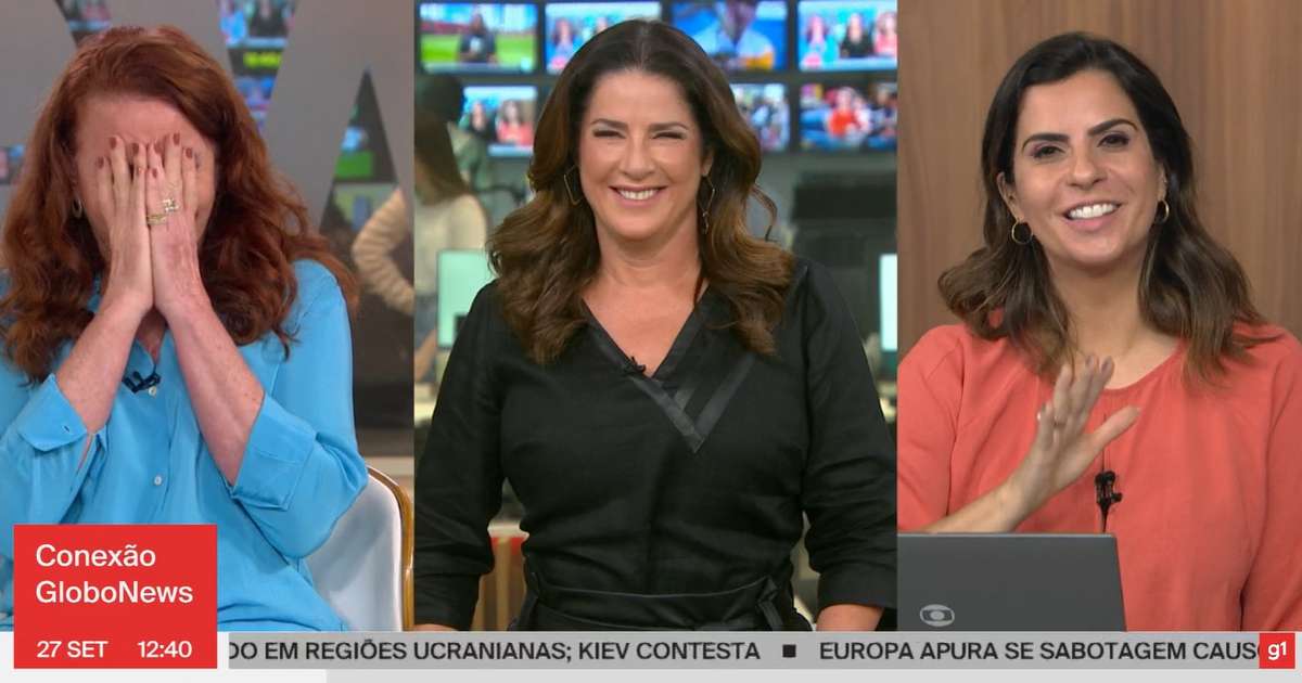 Apresentadoras da GloboNews riem de amigas que caem em uma fossa ao dançar Apresentadoras da GloboNews riem de amigas que caem em uma fossa ao dançar