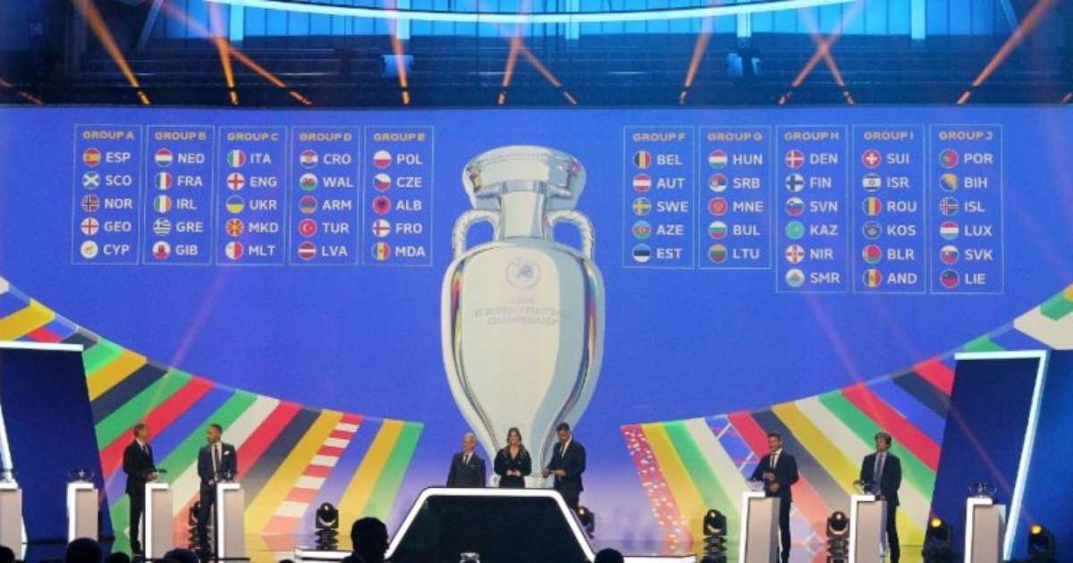 Conheça os grupos das Eliminatórias da Eurocopa 2025