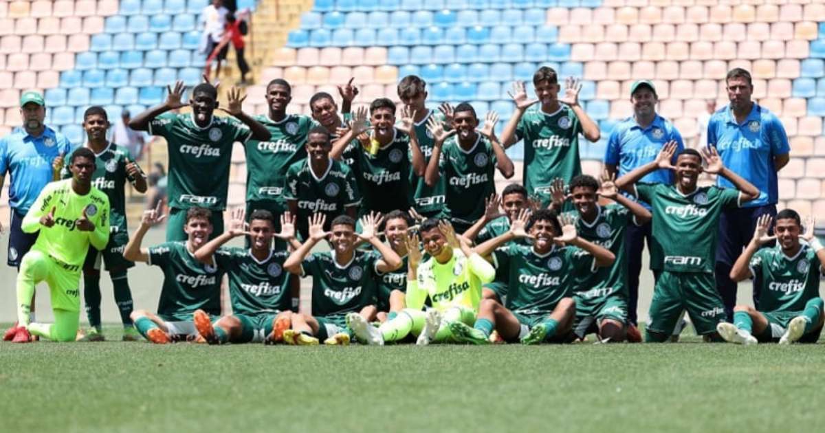 Palmeiras volta a golear o Ska Brasil e é campeão Paulista Sub-17 - PTD