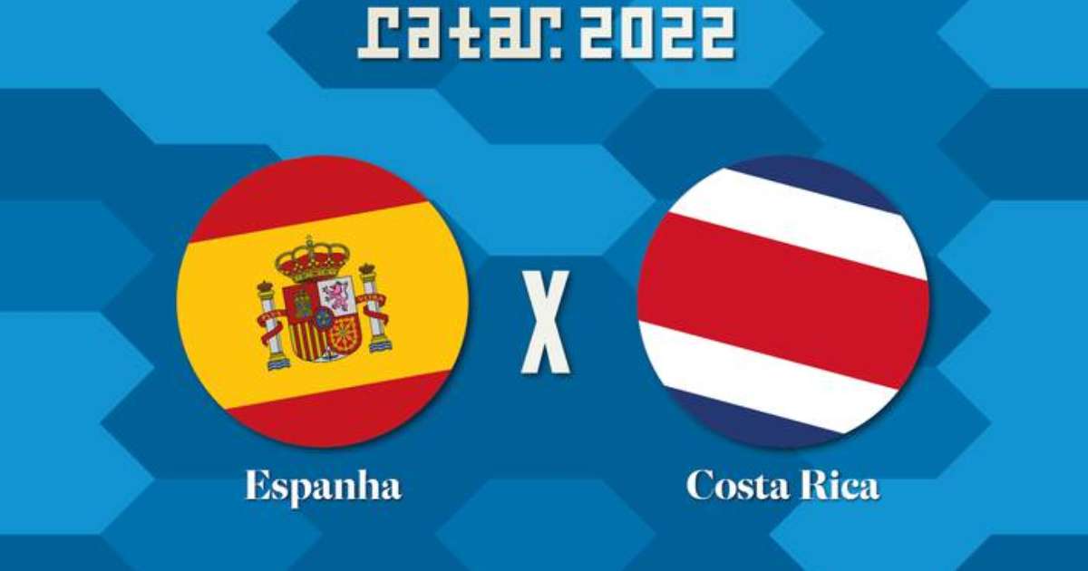 Espanha x Costa Rica: escalação das equipes, onde assistir, horário e  arbitragem