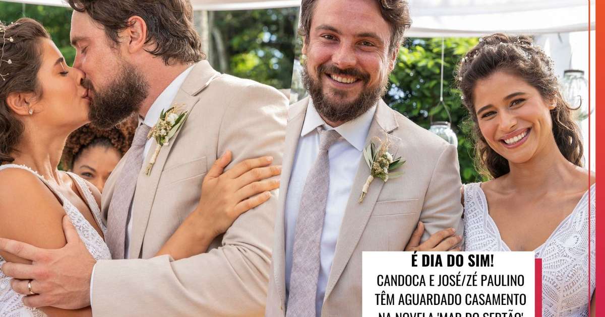 Candoca Surge De Vestido Romântico Para Casamento Com José Zé Paulino