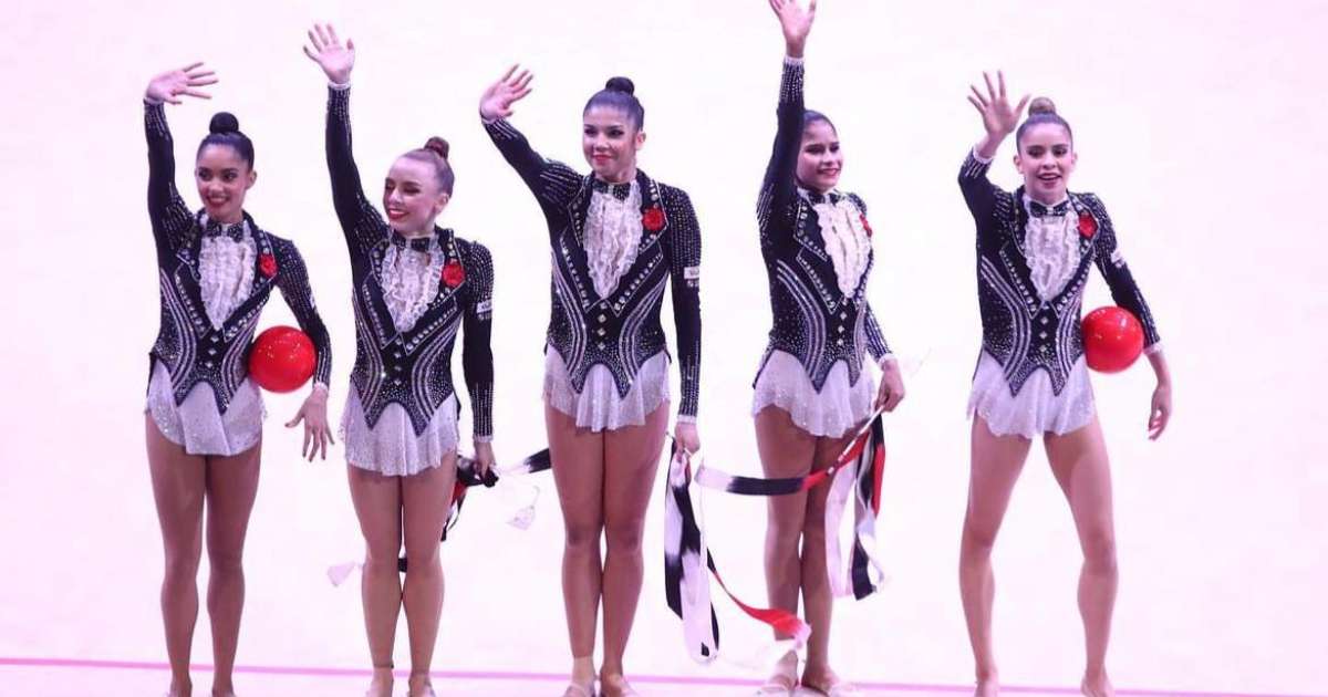 Conjunto do Brasil é 6º no Mundial de Ginástica Rítmica e vai às