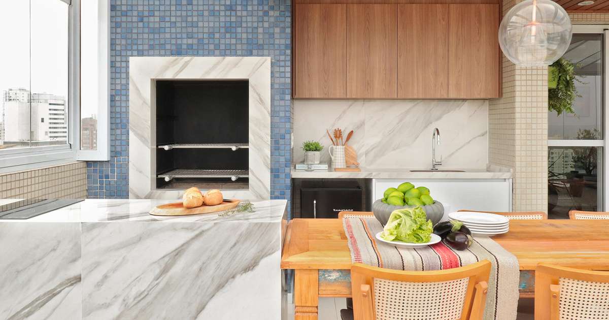 Como decorar área gourmet pequena