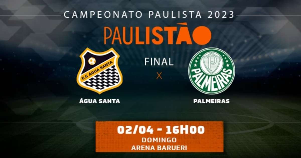 Quem o Palmeiras enfrenta na final do Paulistão 2023?