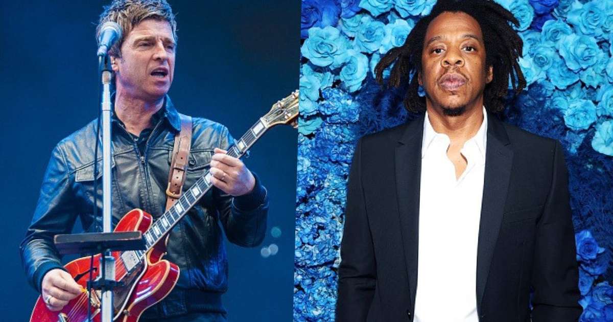 O dia em que JayZ debochou de Noel Gallagher no palco do Glastonbury
