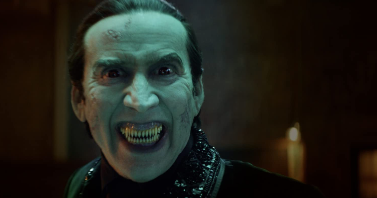 Nicolas Cage interpreta Conde Drácula no filme, comédia de terror